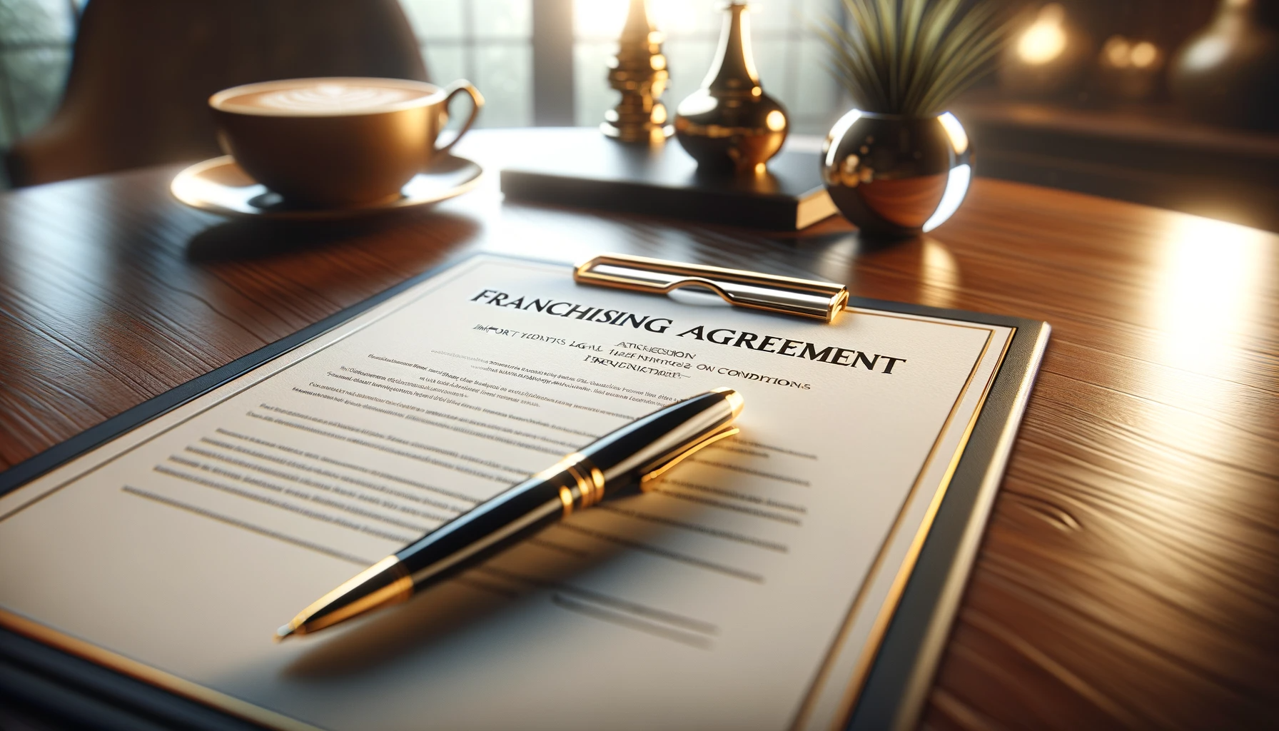 a franchise disclosure document for a business franchise
