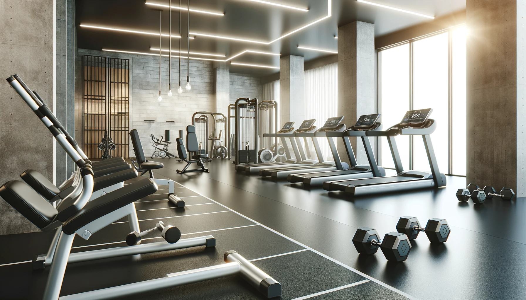 equipment required to operate a franchise related to fitness